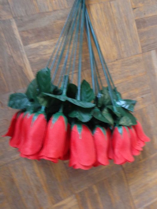 sztuczne róże 20 sztuk