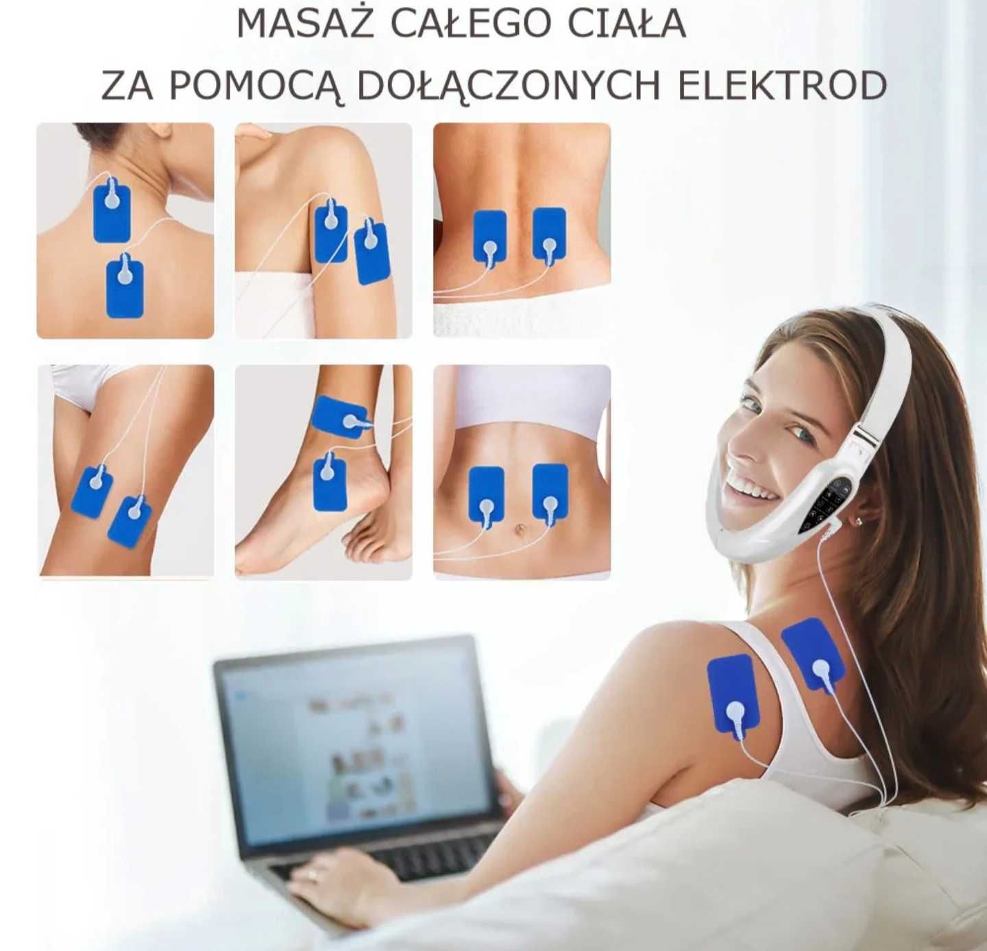 Urządzenie do modelowania i liftingu twarzy +pilot