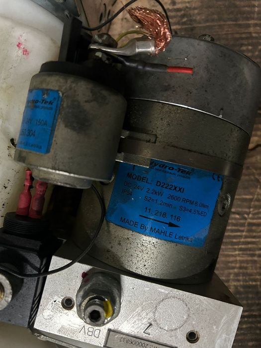 Silnik windy Hydrotek do ciężarówki