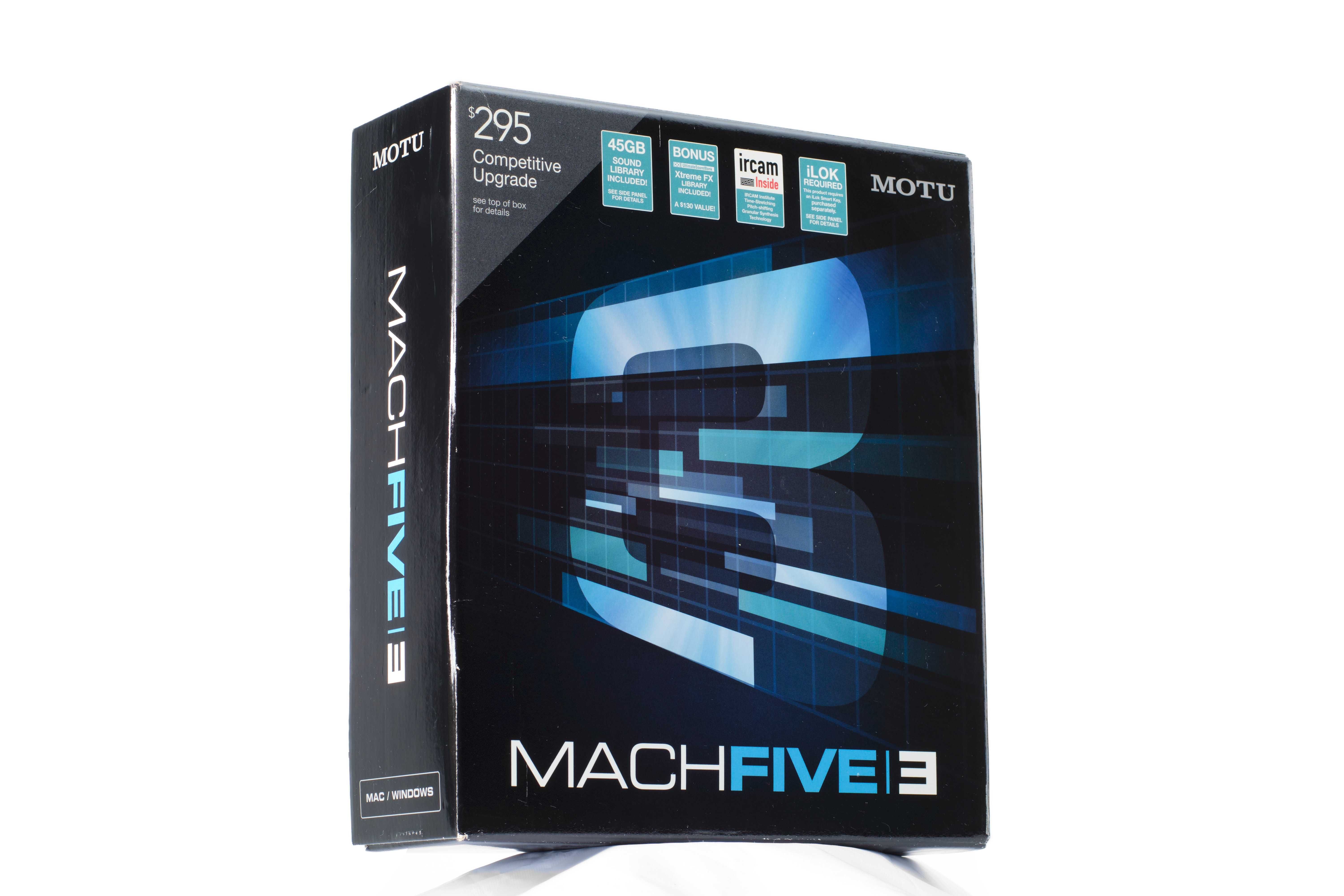 Motu MachFive 3 Sampler + prezent Izotope, Ableton, NI Kontakt