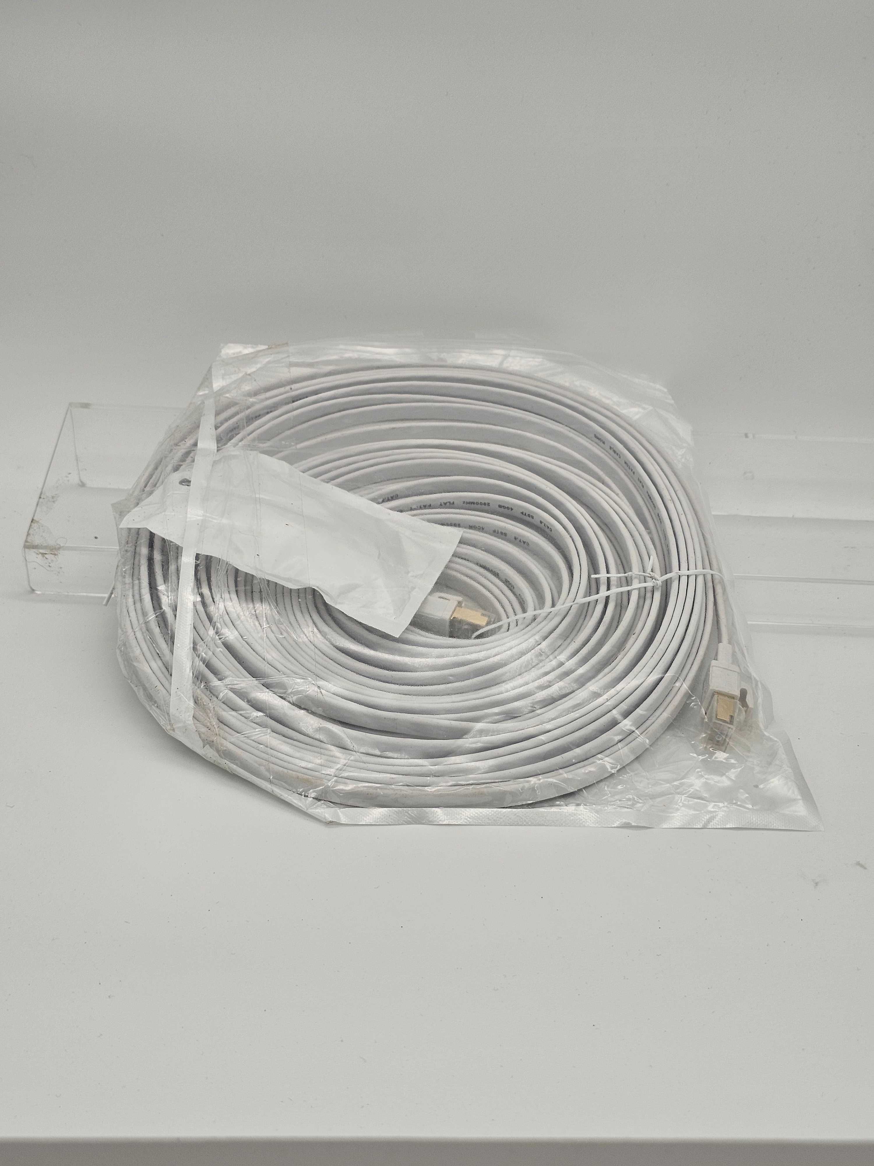 Cabo Ethernet Cat8 18 Metros Alta Velocidade Blindado 40Gbps / 2000MHz