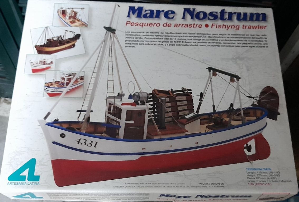 Barco Madeira Mare Nostrum escala 1:35