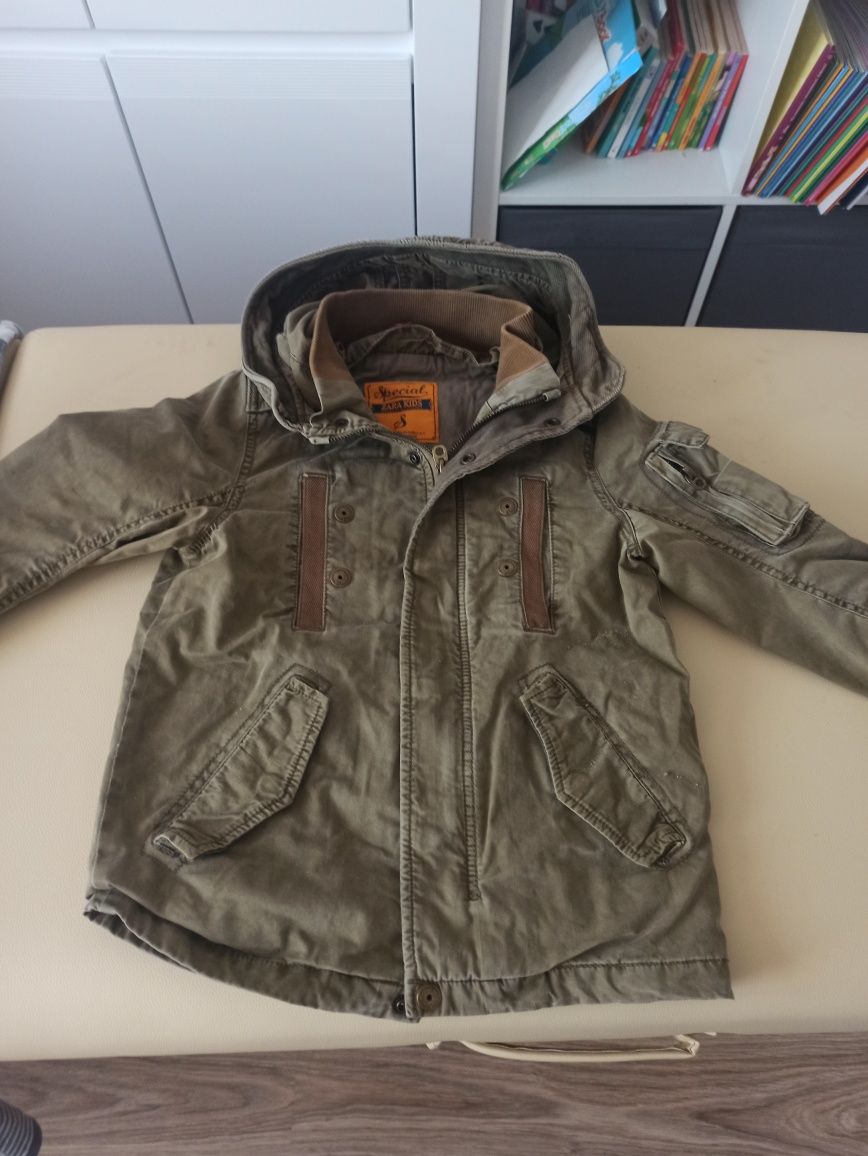 Parka chłopięca Zara roz. 110