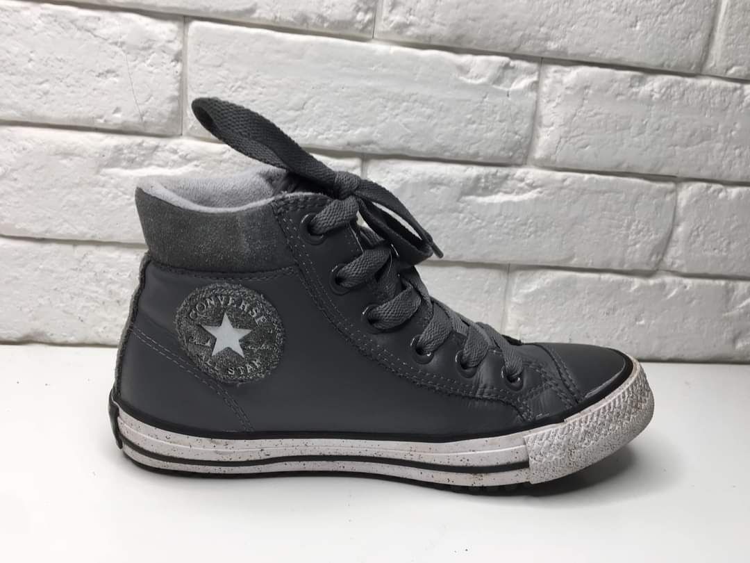 Trampki wysokie Converse skorzane delikatnie ocieplane Rozmiar 34