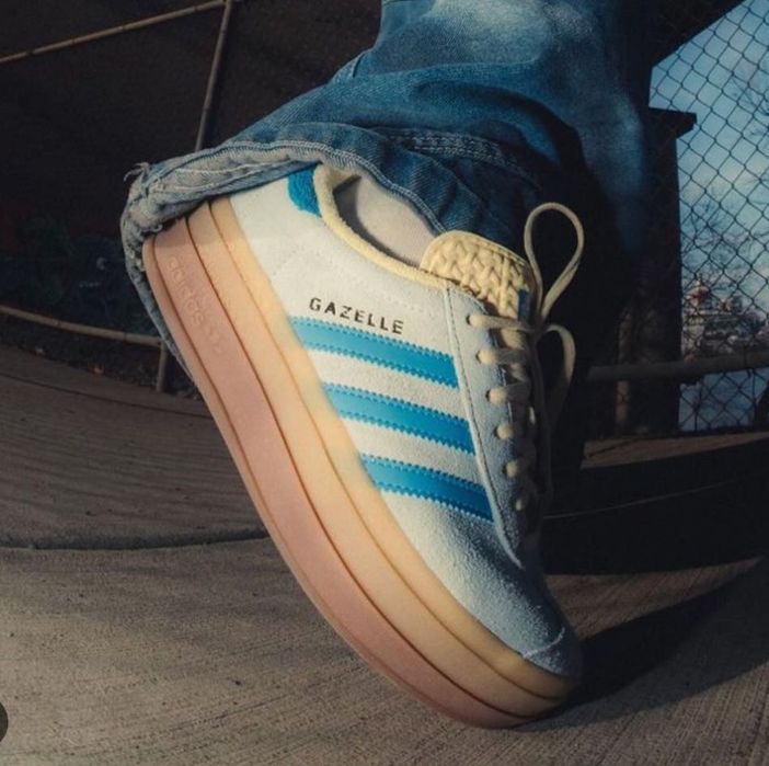 IE0430 Оригінал! нові жіночі кеди adidas gazelle bold xlg