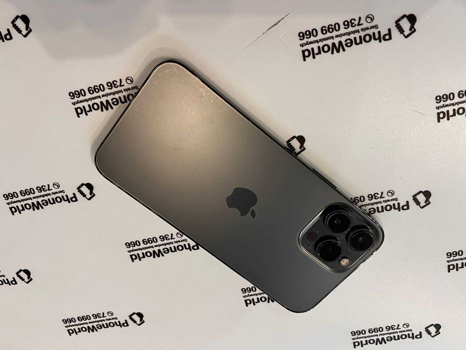 Zadbany iPhone 13 Pro Max 128GB 100% Szary Gwarancja PhoneWorld