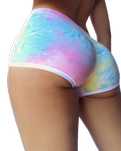 Kolorowe Damskie Szorty Tie-Dye – Wygodne, Modne i Seksowne - XL