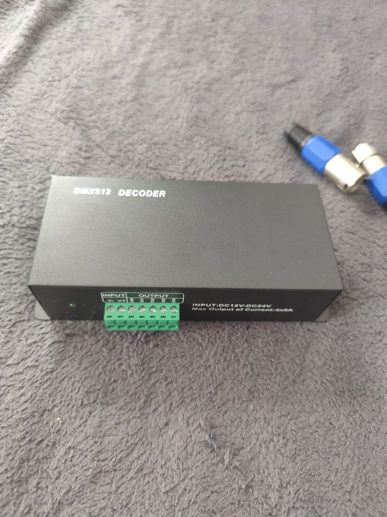 Kontroler Dekoder DMX 512 RGBW 12A 4X8A 384/768W 12-24V