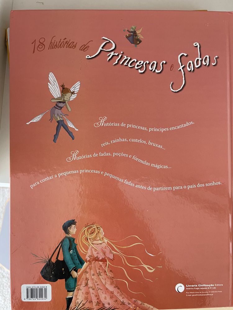 Livro 18 histórias de Princesas e fadas