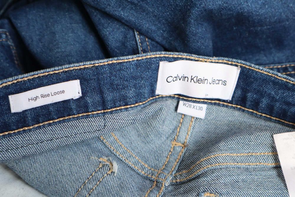 Джинси Calvin Klein широкі висока посадка 28/30 оригінал