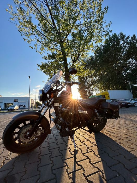 Motocykl | Motor 125 cm - Keeway superlight - chopper KAT B 2015 rok