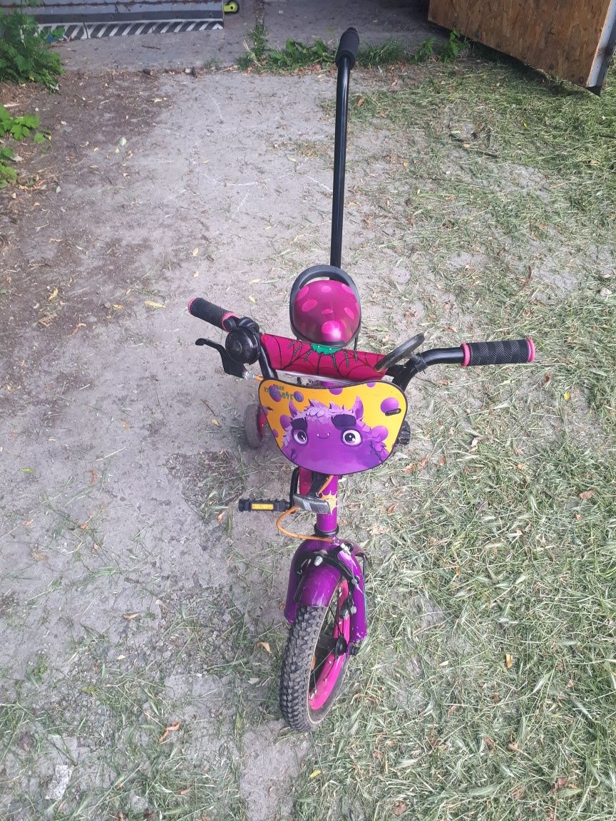 Велосипед двоколісний TILLY Monstro 12 T-212211 purple.Стан нового