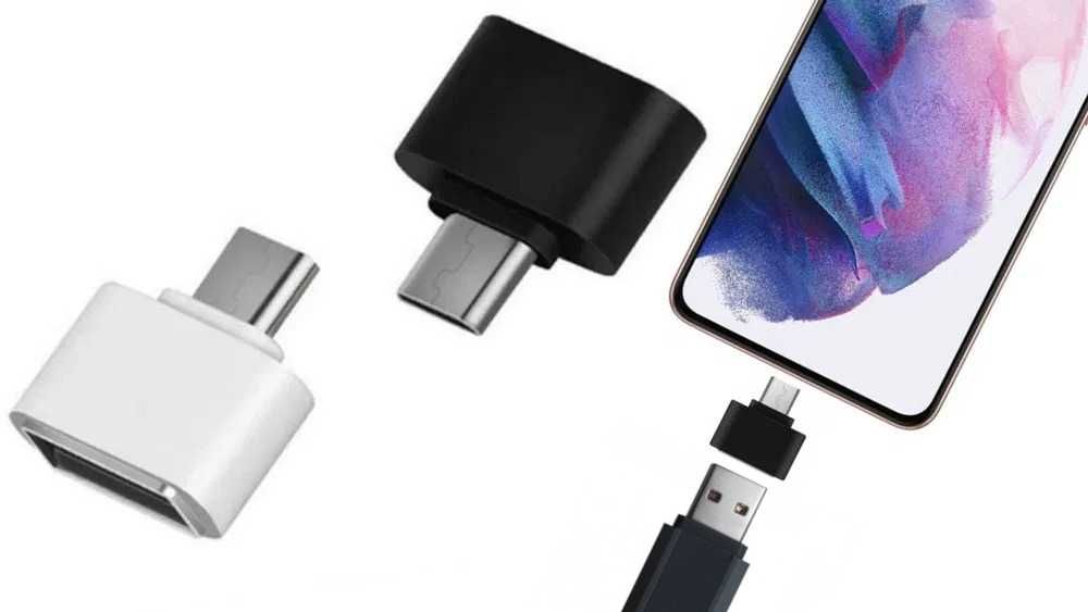 Adapter przejściówka Typ C na USB można podłączyć pendrive do telefonu