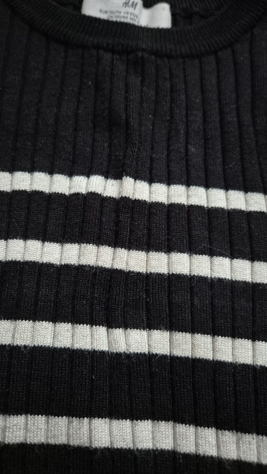 Sweterk czarny h&m r 110