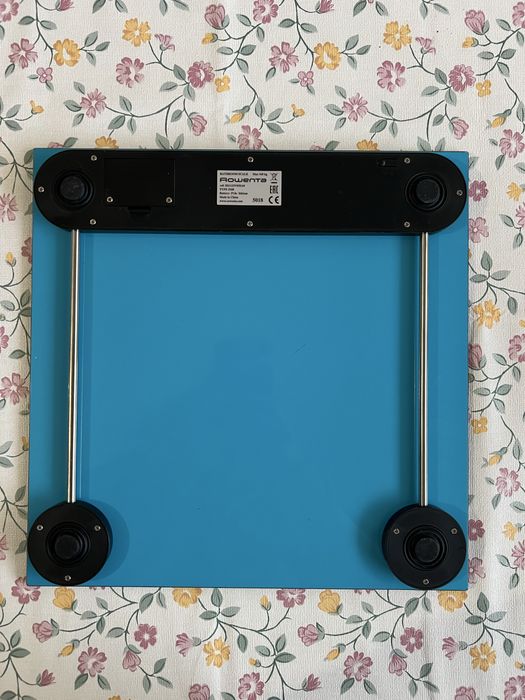 Balança digital azul