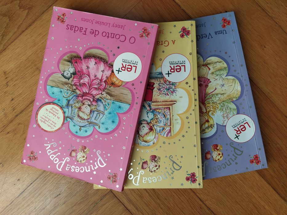 3 Livros da Princesa Poppy (nrs 1, 3 e 9)