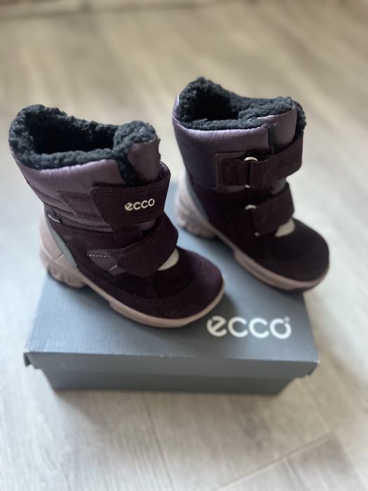Зимние термо ботинки ecco новые