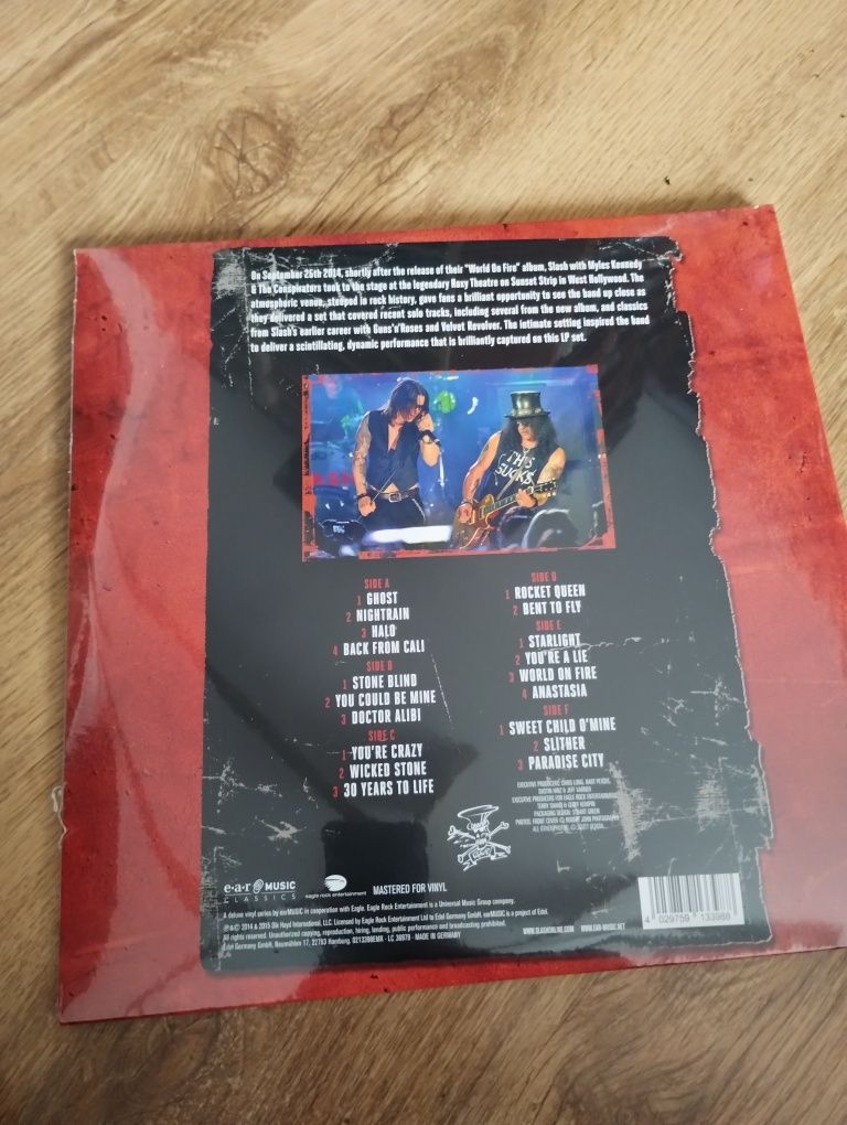 Slash Live at the roxy 3lp