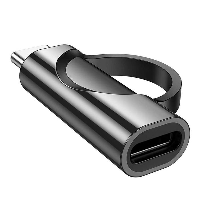 HOCO Adapter Typ C z wyświetlaczem 5A 100W Miernik Ładowania
