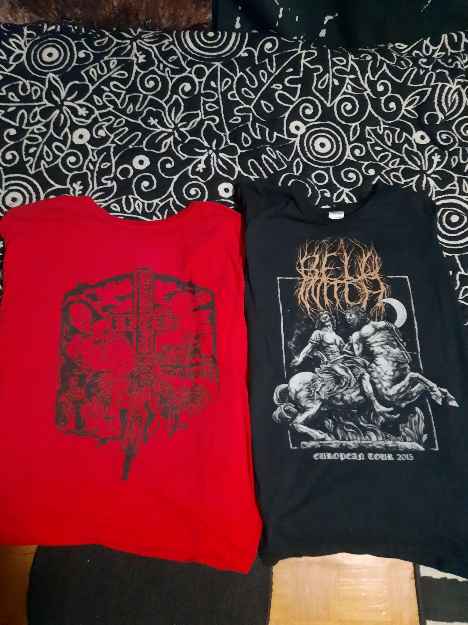 T-shirts de bandas de metal