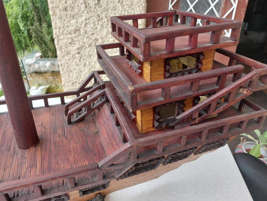 Barco madeira decoração