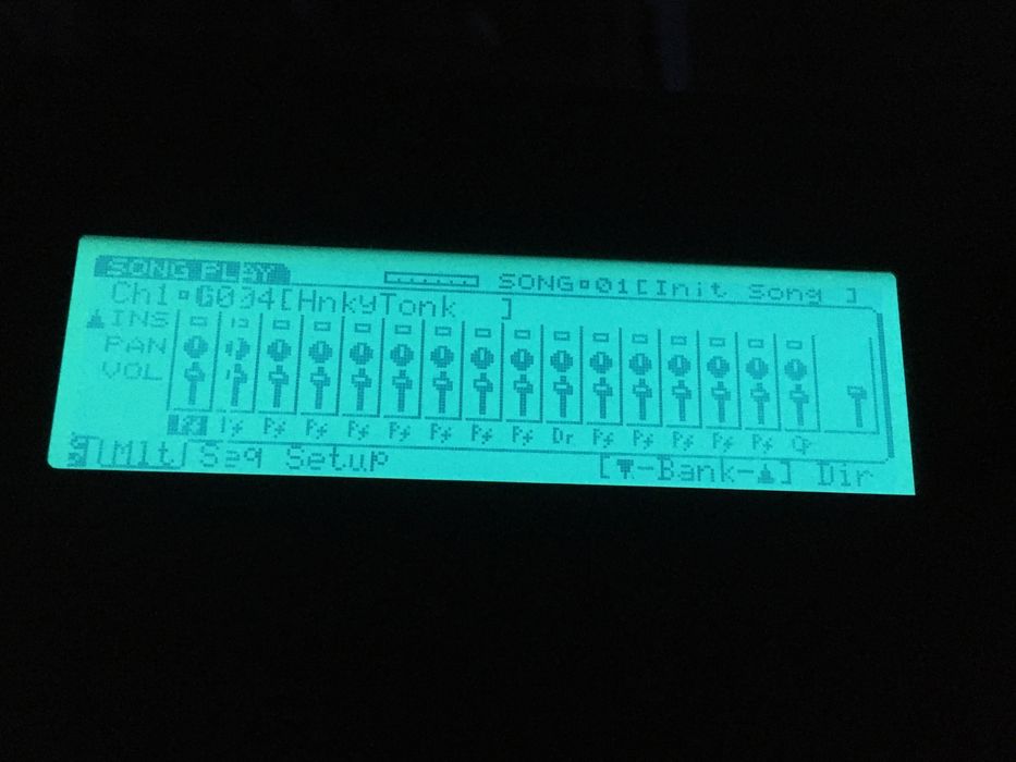 Подсветка EL дисплея синтезатора Yamaha, Korg голубой цвет,