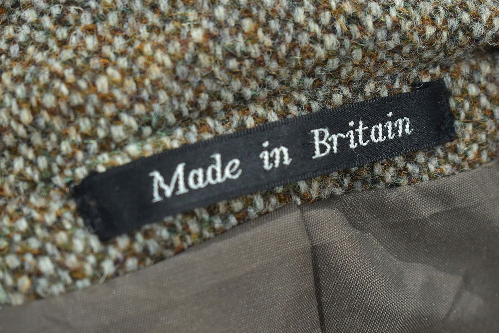 Dunn &Amp; Co Harris Tweed Wełniana Marynarka Męska 42 S