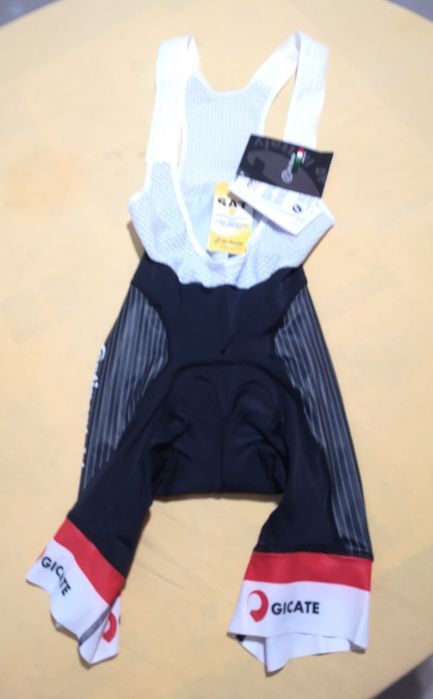 CICLISTA camisola e calções com alças