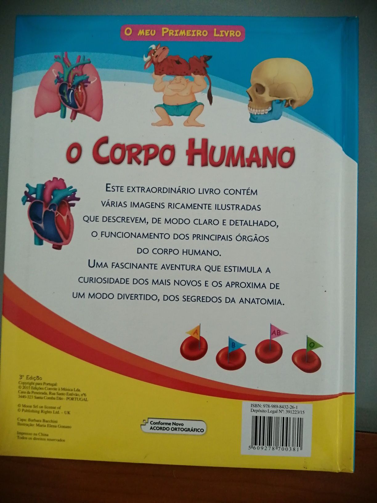 O meu primeiro livro - O corpo Humano	COMO NOVO!*