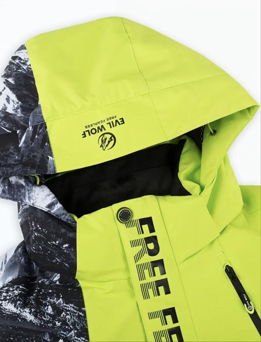 Зимовий новий чоловічий теплий костюм для лиж розмір М-L