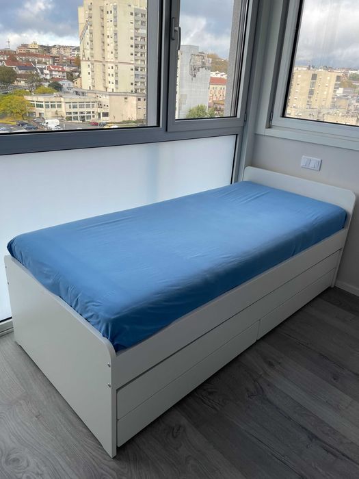 cama solteiro Ikea SLÄKT