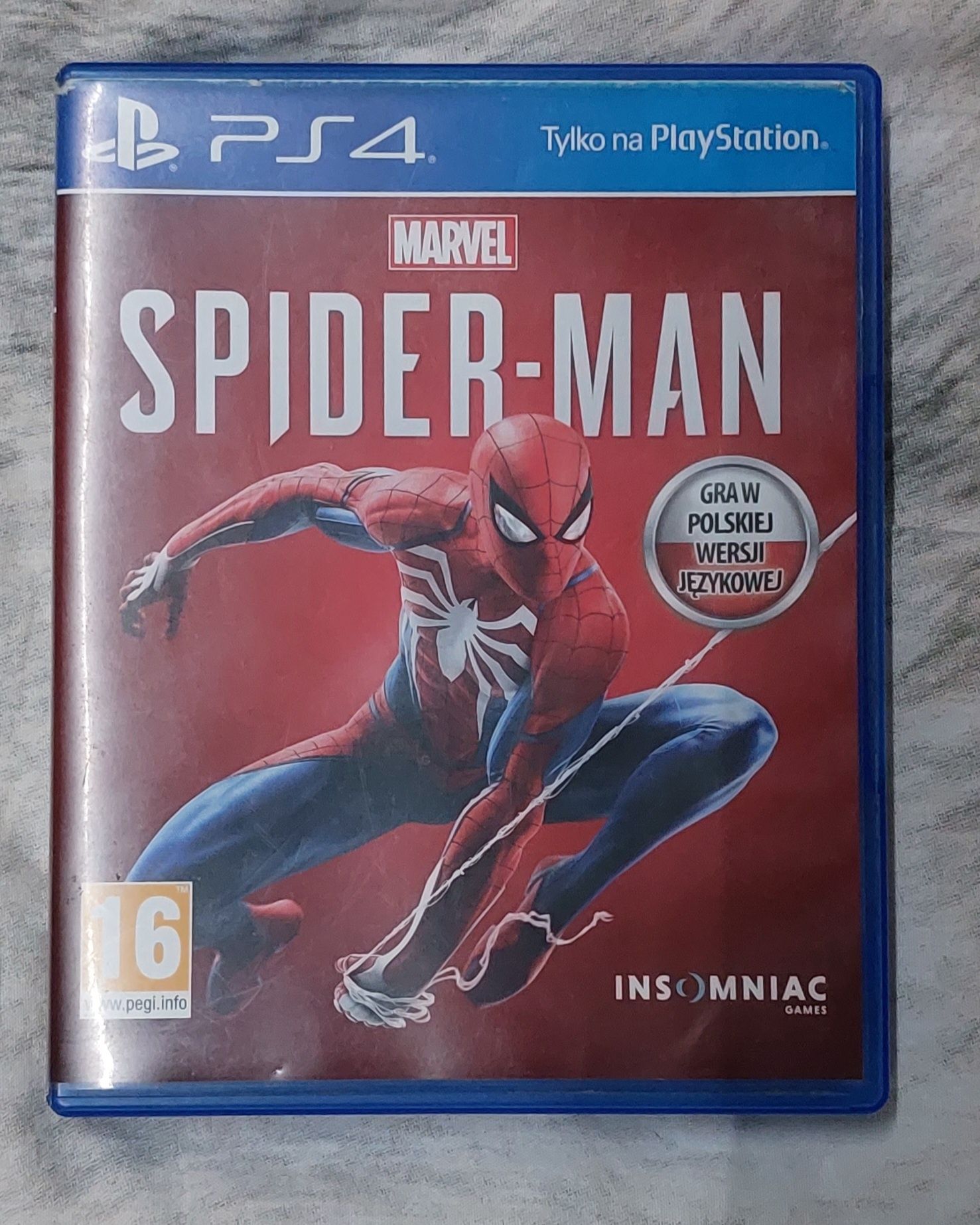 Spider man PS4 gra