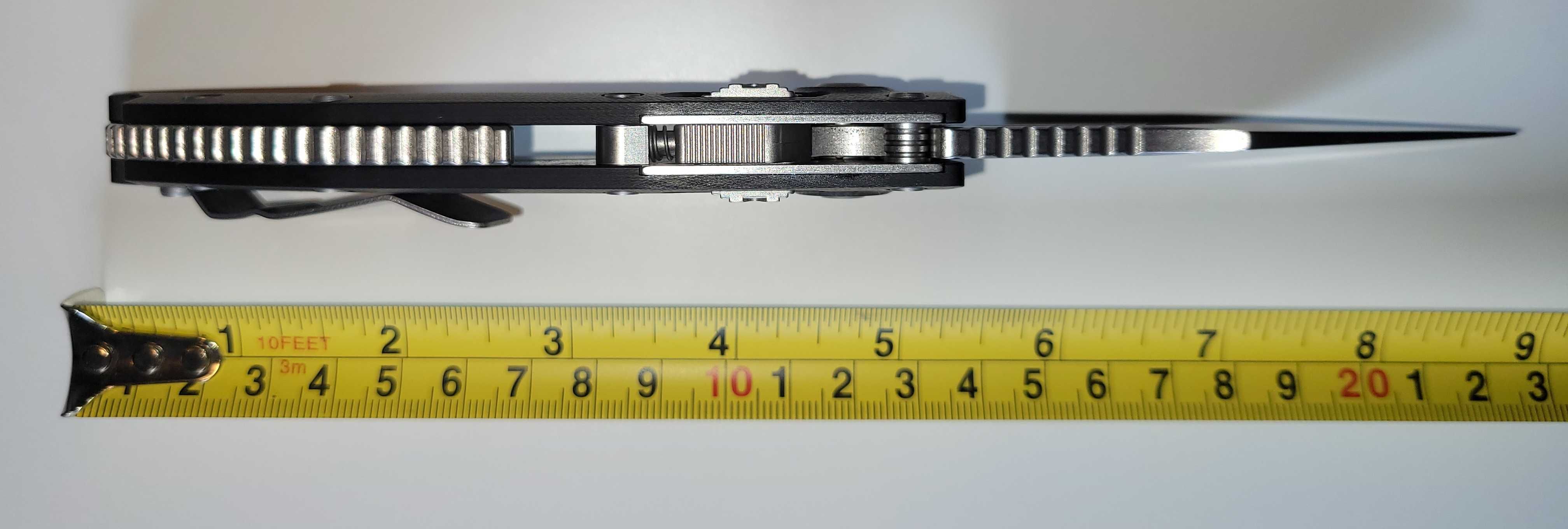 Nóż składany EDC Microtech Stitch Ram-Lok Black G10