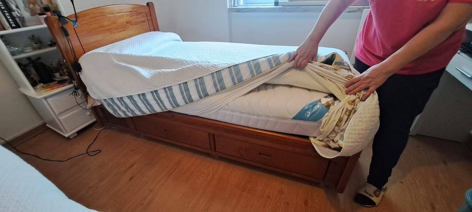 Cama solteiro + colchão