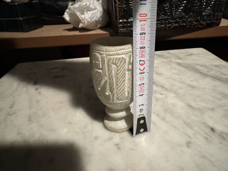 3 peças em (alabastro?) egipcio de coleção