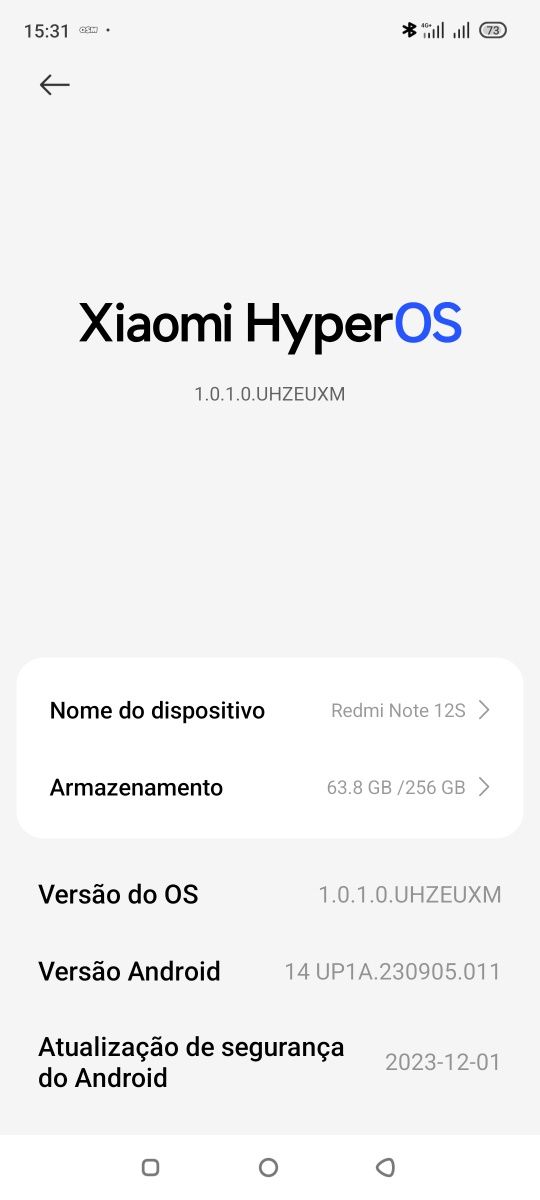 Xiaomi 12s como novo