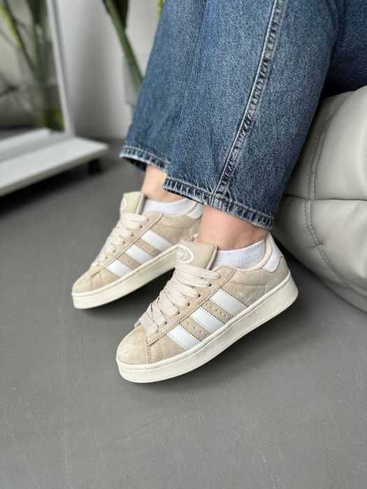 Жіночі кросівки Adidas Campus 00s Wonder White 36-41 кампус Хіт Продаж