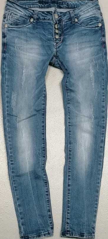 R) BLUE MONKEY oryginalne damskie spodnie jeansowe Roz.28/32
