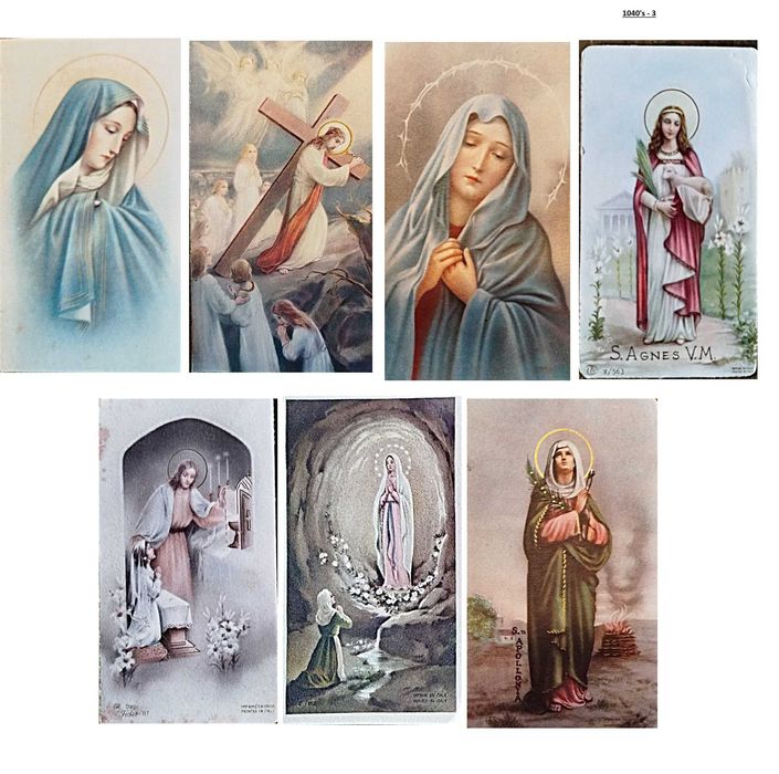 Arte Sacra – 51 Pagelas de Santos – Anos: De:1920 a 1949
