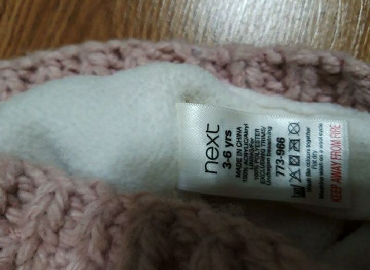 Шапка зимова на дівчинку 3-6 р 50 52 54