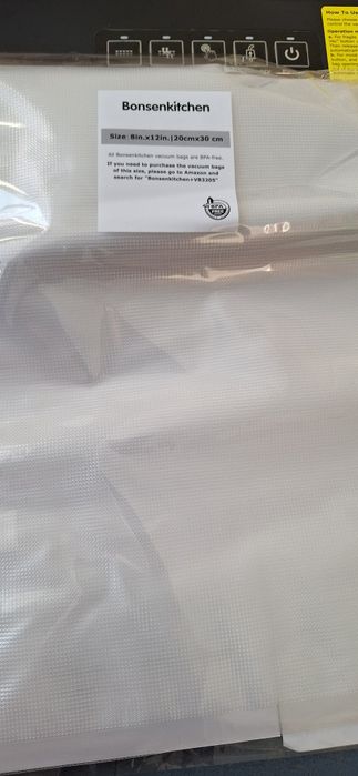 Вакуумний пакувальник Bonsenkitchen VS1900