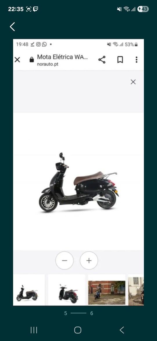 Mota Elétrica WAYSCRAL E-Quip Preta