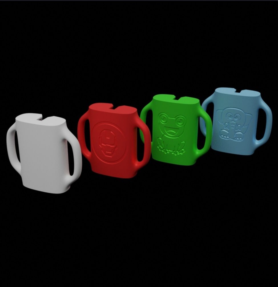 Copo/ Suporte 3D para bolsas de fruta