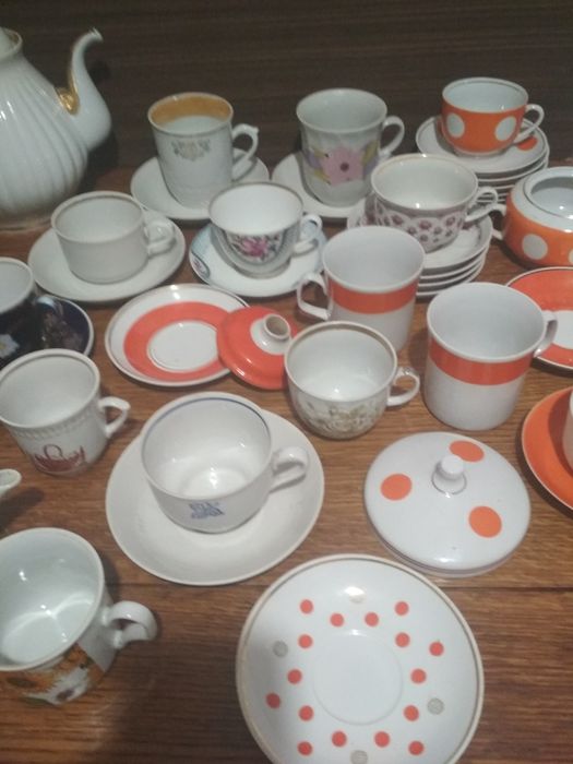 Фарфорові чашки, блюдце СРСР