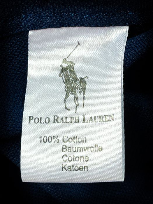 Nowa Stylowa Męska Granatowa Koszula «Ralph Lauren» z Bawełny / S