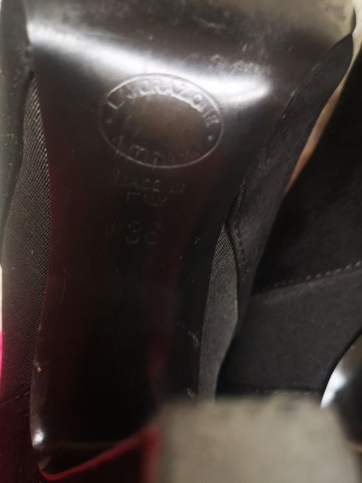 Lavorazione artigiana Italy botki z ukrytą platformą 36