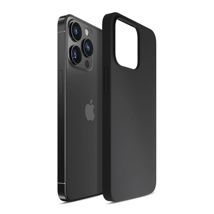 Etui 3mk Silicone Case na iPhone 14 Pro - czarne