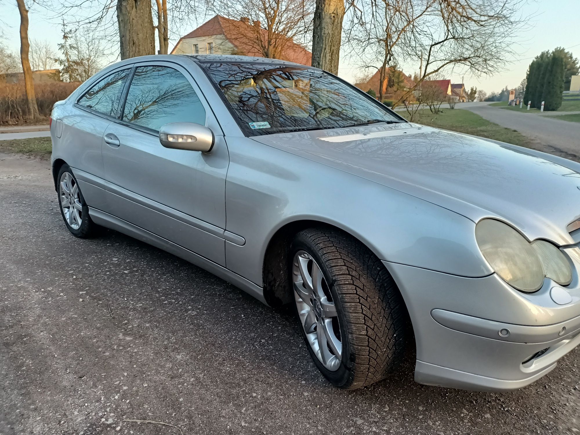 Mercedes-Benz W203 C Klasa Coupe, C200  2.0 Kompresor 163KM, BDB Stan.