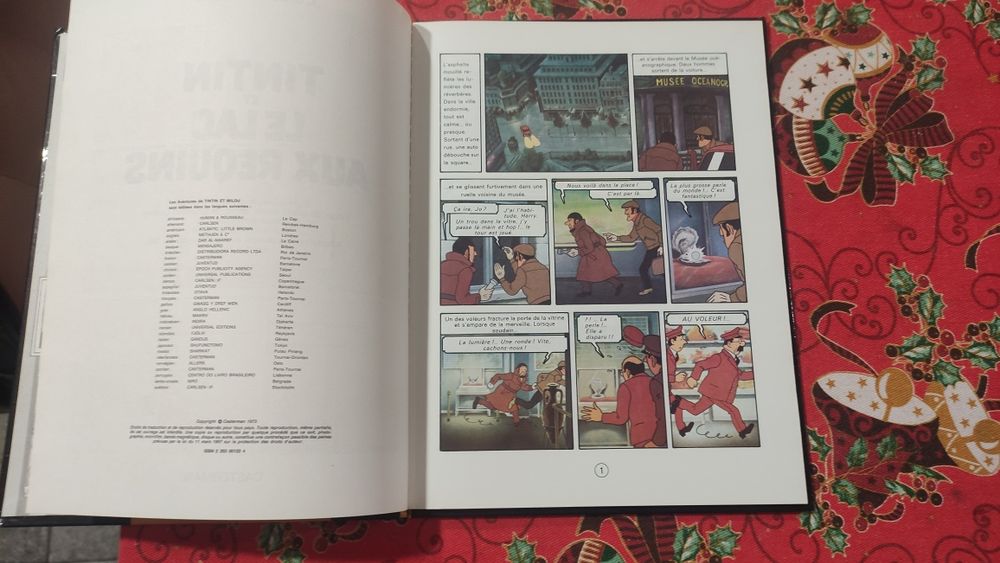 Livros banda desenhada antiga Tintin da CASTERMAN