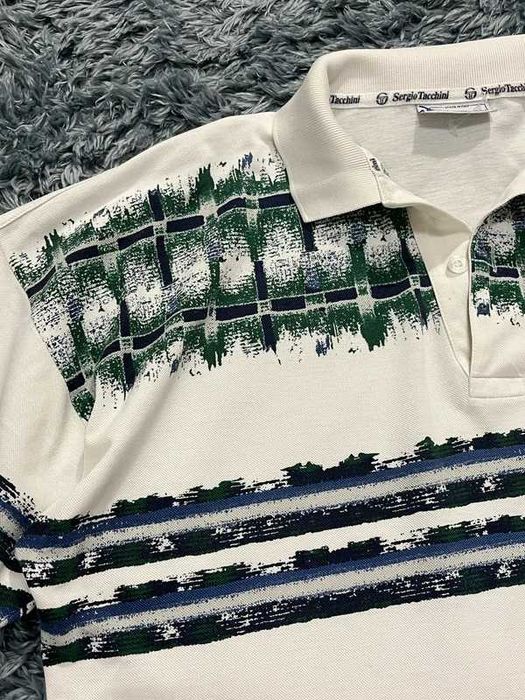 Sergio Tacchini Białe Polo